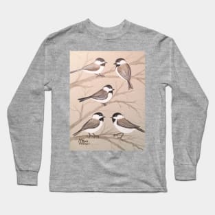 A banditry of chickadees Long Sleeve T-Shirt